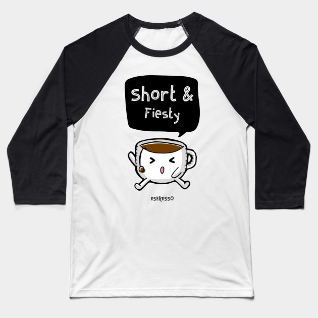 Espresso Baseball T-Shirt by Kash's tshirts